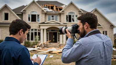 Property damage assessment in Hot Springs, AR